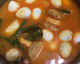 Foto langkah ke 3 dari resep Gulai campur tempe tahu telur puyuh kacang panjang.
