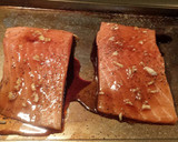 A picture of step 1 of Maple Syrup Salmon.