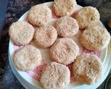 A picture of step 3 of Dahi ke kebab (no onion garlic).