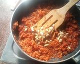 A picture of step 3 of Carrot Barfi.
