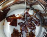 A picture of step 3 of Beetroot and Date icecream.