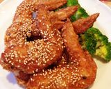 A picture of step 7 of Irresistible Sweet and Spicy Fried Chicken Wings.