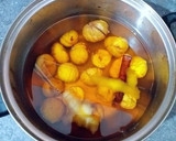 Foto del paso 13 de la receta: Crema de castañas asadas y glaseadas con frutos secos