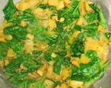 A picture of step 6 of Palak ki sabzi.