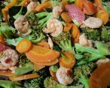 Foto langkah ke 4 dari resep Sayur Brokoli Udang.