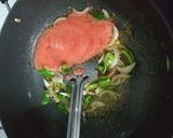 A picture of step 3 of Palak paneer Biryani.