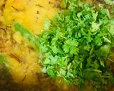 A picture of step 5 of Moong Masoor Daal.