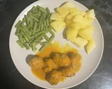 Foto del paso 9 de la receta: Albóndigas con salsa de zanahoria y judías verdes