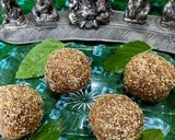 A picture of step 4 of Churmaa Ladoo.