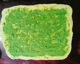 A picture of step 3 of Matcha roll.