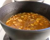 A picture of step 4 of Japanese yakult curry rice.