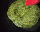 A picture of step 3 of Bathua Paratha.