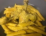 Une image de l'étape 4 de Penne pilon de poulet / curry.