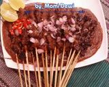 Foto langkah ke 5 dari resep Sate Sapi Bumbu Kacang #KitaBerbagi.