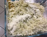 Une image de l'étape 2 de Riz gratiné au pesto, emmental et parmesan.