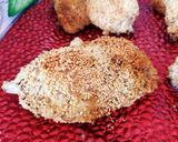 Une image de l'étape 4 de Cuisses de poulet en croûte de moutarde thym herbes de Provence.