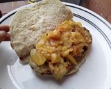 Foto del paso 4 de la receta: Pan🥐 turco relleno con milanesas de berenjena🍆 y calabacín🌮