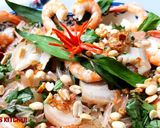 Hình bước làm 4 của món Gỏi bưởi tôm thịt