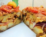 Une image de l'étape 6 de Omelette curcuma paprika fumé tomates..