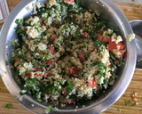 A picture of step 3 of Tabbouleh.