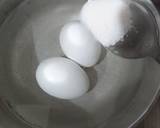 Boil egg and French toast. Breakfast recipe step 1 photo