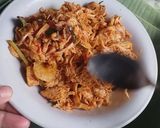 Foto langkah ke 2 dari resep Nasi Pincuk Ayam Pedas.