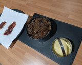 Foto del paso 10 de la receta: Timbal de rabo de toro y puré de patatas con crujiente de jamón