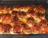 Foto del paso 16 de la receta Huevos rellenos de carne, gratinados con bechamel