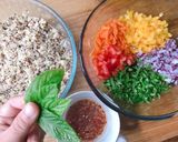 Hình bước làm 5 của món Salad Quinoa (Diêm Mạch)