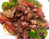 Foto langkah ke 6 dari resep Cumi Cabe Gendot.