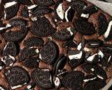 A picture of step 8 of Oreo Brownies for Valentine's Day!.