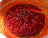 Bazsalikomos-rebarbarás szamócalekvár recept fázis 12 fotója