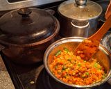 A picture of step 5 of Majid's Vegetable Curry.