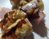 Foto del paso 3 de la receta: Brochets o pinchos de berenjena y jamón