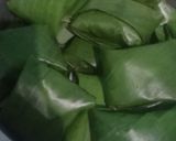 Foto langkah ke 5 dari resep Pais Pandan/Nagasari pandan.