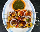 पनीर टिक्का(paneer tikka recipe in hindi) रेसिपी चरण 9 फोटो