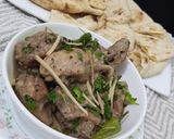 A picture of step 6 of Milky karahi.