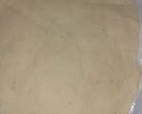 A picture of step 2 of Hawaiian calzones.