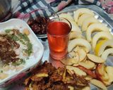 A picture of step 2 of Vegetable pakoray.