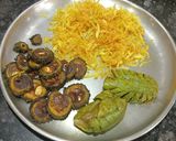 A picture of step 2 of Bengali Lunch Non-Veg Thali.