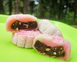 Foto langkah ke 7 dari resep Snow skin mooncake isi coklat Kacang.