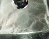 A picture of step 6 of Steamed then oven baked Chocolate Mocha cake.