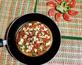 A picture of step 9 of Pan Poha Pizza.