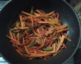 Foto del paso 2 de la receta: Fideos con verduras al wok