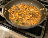 A picture of step 2 of Veal with Mushroom Sauce.