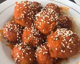 Foto langkah ke 4 dari resep Bola-bola Tempe korean sauce Gochujang.