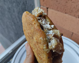 Foto del paso 6 de la receta: Arepa de maíz🫓🌽 rellena de salteado🌯🌮🤪 de berenjena ahumada🍆🥙🧆
