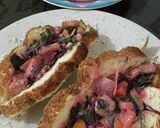 Foto langkah ke 3 dari resep Sandwich sayur sehat.
