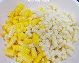Hình bước làm 3 của món Xôi bắp đậu xanh hành phi