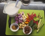 Foto langkah ke 1 dari resep Buntil Daun Singkong & Pepaya.